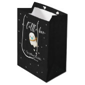 Leuke Baby Ghost Halloween Herfst Douche Gift Bag Medium Cadeauzakje (Voorkant Gekanteld)