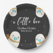 Leuke Baby Ghost Halloween Herfst Papier Bord (Voorkant)