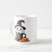 Leuke baby Ghost Halloween met pet mok (Voorkant links)