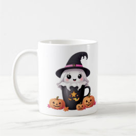 Leuke baby Ghost Halloween met pet mok