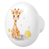 Leuke Baby Giraffe keramische knop (Rechts)