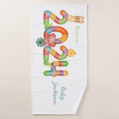 Leuke baby handdoek geboren in 2024 Pasgeboren cad (Badhanddoek)