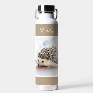 Leuke Baby Hedgehog gepersonaliseerd Waterfles