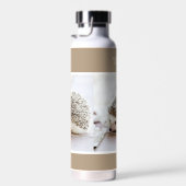 Leuke Baby Hedgehog gepersonaliseerd Waterfles (Rechts)