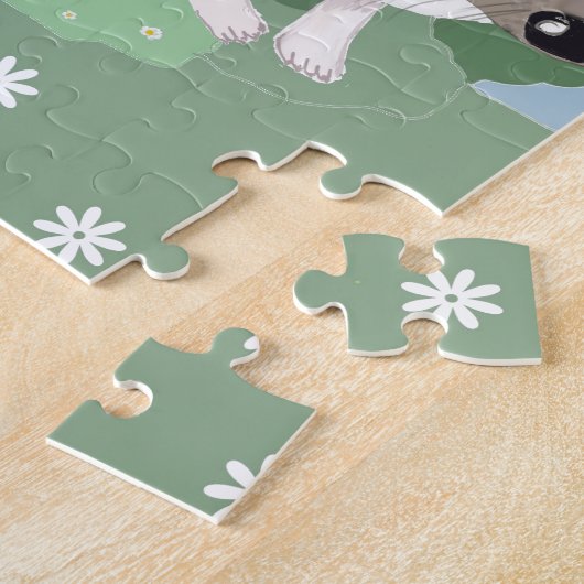 Leuke Baby Hedgehog Jigsaw Legpuzzel (Zijkant)