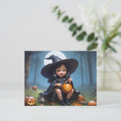 Leuke Baby heks Briefkaart (Staand voorkant)
