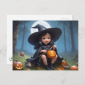 Leuke Baby heks Briefkaart (Voorkant / Achterkant)