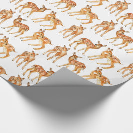 Leuke Baby Herten Cadeaupapier
