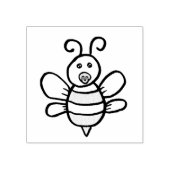 Leuke Baby Honey Bee met fopspeen Rubberstempel (Afrduk)