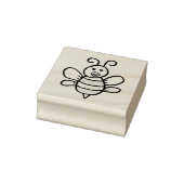 Leuke Baby Honey Bee met fopspeen Rubberstempel (Stempel)