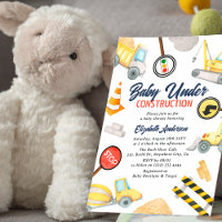 Leuke 'Baby in aanbouw' Mooie Jongens Baby Shower