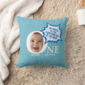 Leuke Baby jongen fotocollage gepersonaliseerd cad Kussen (Deken)