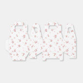 Leuke baby kinder ABC Alfabet bloem Kinderen B2S Bedankdoosjes (Uitgevouwen)