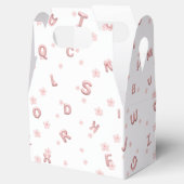 Leuke baby kinder ABC Alfabet bloem Kinderen B2S Bedankdoosjes (Geopend)