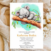 Leuke Baby Koala Baby shower Uitnodiging