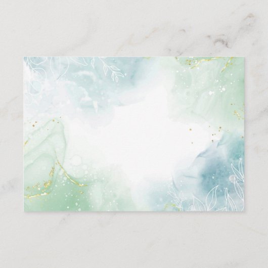 Leuke baby koala bedankje informatiekaartje (Achterkant)