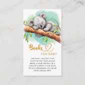 Leuke baby koala boeken voor baby ticket informatiekaartje (Voorkant)