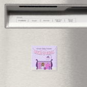 Leuke Baby Meisje Kraammagneet Magneet (Insitu (Vaatwasser))
