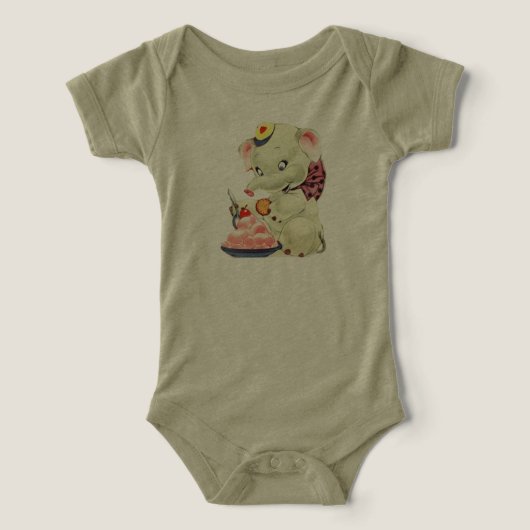 Leuke Baby olifant Eats (Design voorkant)