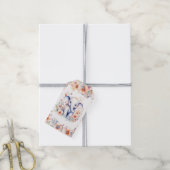 Leuke Baby olifant meisje Baby shower Cadeaulabel (Met Touw)