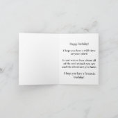 Leuke Baby olifant Pixel Art Feestdagen Kaart (Binnen)