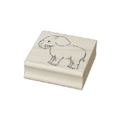 Leuke Baby olifant rubberen stempel (Stempel)