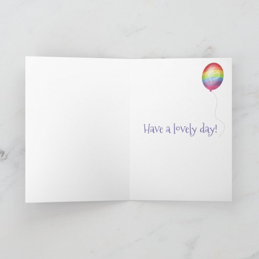 Leuke baby olifant verjaardagsleeftijd kaart (rege (Binnen)