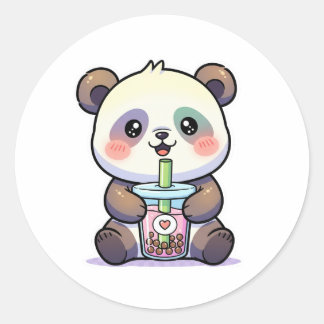 Leuke baby panda sticker