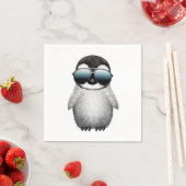 Leuke Baby Pinguïn Dragen Zonnebril Servet (Insitu)