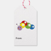 Leuke baby rups cadeaulabel (Achterkant)