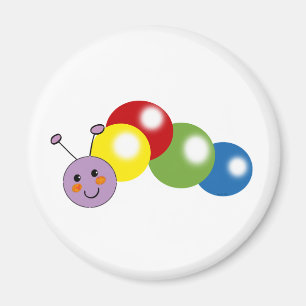 Leuke baby rups magneet