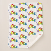 Leuke baby rups sherpa deken (Voorkant)