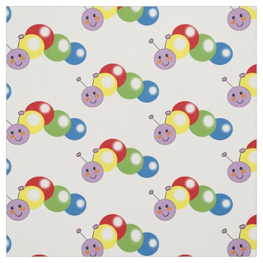 Leuke baby rups stof (Swatch)