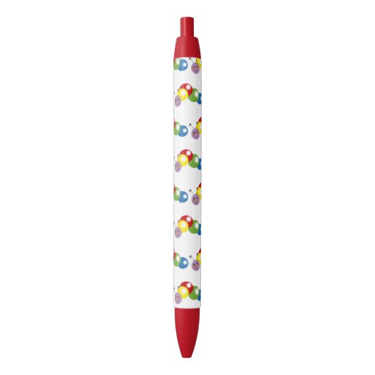Leuke baby rups zwarte inkt pen (Voorkant Verticaal)