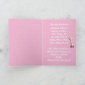 Leuke Baby shower Uitnodiging Kaart (Binnen)