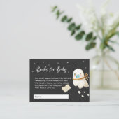 Leuke Baby spookboeken voor Baby shower Informatiekaartje (Staand voorkant)