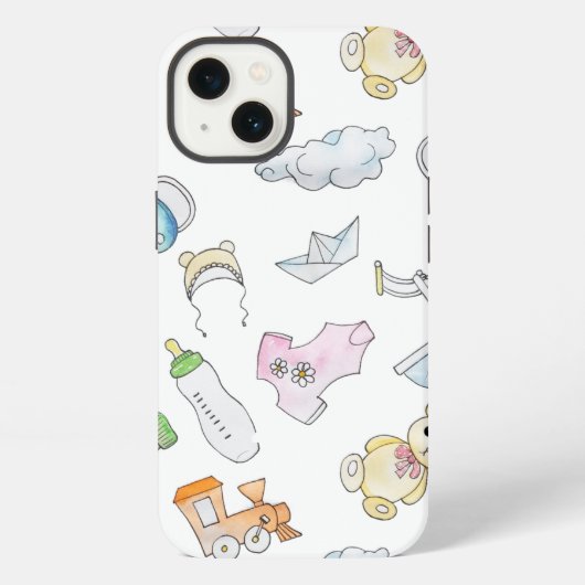 Leuke baby spullen iPhone hoesje (Achterkant)