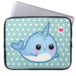 Leuke babynarwal laptop sleeve