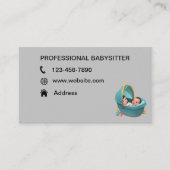 Leuke babysitter visitekaartjes (Voorkant)