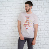 Leuke Bacon & Eggs Kerst Ochtend Squad Tri-Blend Shirt