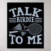 Leuke Badminton Speler Match Game Joke 2 Poster (Voorkant)