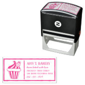 Leuke bakkerij Logo & kleine bedrijven Info Produc Zelfinktende Stempel (In situ)