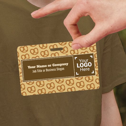 Leuke Bakkerij of Koffiewinkel Pretzel Motief, uw  Badge