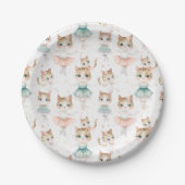 Leuke Ballerina Cats Party Papier Bord (Voorkant)