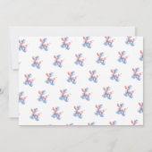 Leuke Ballon 1e Verjaardag 4e van juli Feest Kaart (Achterkant)