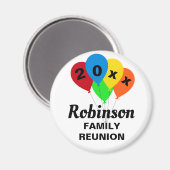 Leuke ballon ontwerp familie reünie souvenir cadea magneet (Voorkant / Achterkant)