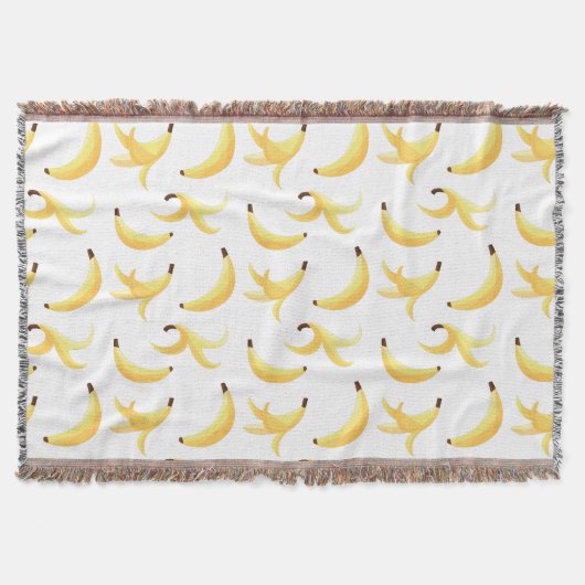 Leuke banaanfeest aangepaste kit modern en bewerkb deken (Voorkant)