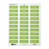 Leuke banaanfeest aangepaste kit modern en bewerkb etiket (Full Sheet)