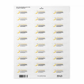 Leuke banaanfeest aangepaste kit modern en bewerkb etiket (Full Sheet)