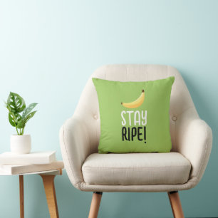 Leuke banaanfeest aangepaste kit modern en bewerkb kussen